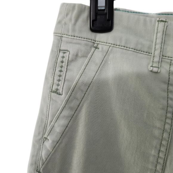 Anthropologie Pilcro Hyphen Fit Distressed Chinos Women's Size 27 Light Green - Picture 6 of 16
